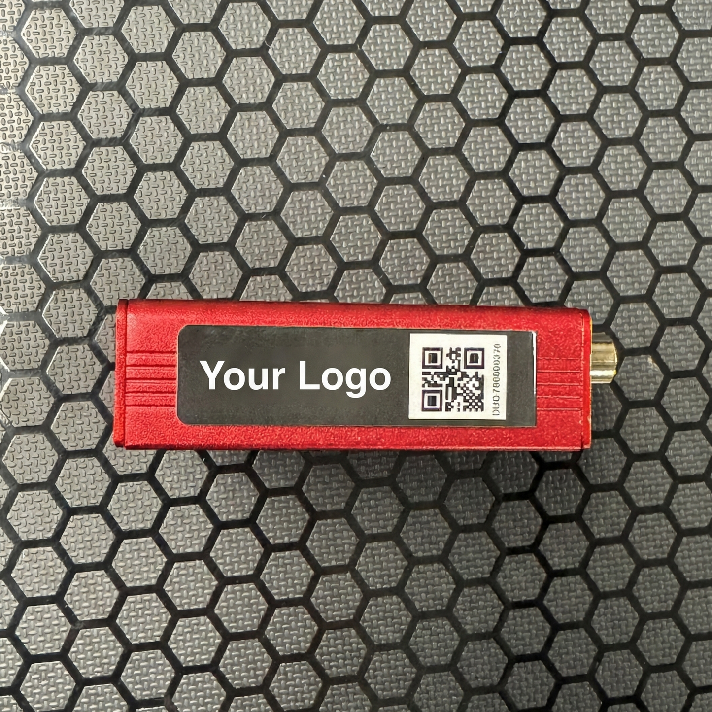 RFID on metal sticker with QR code for Decimator converter